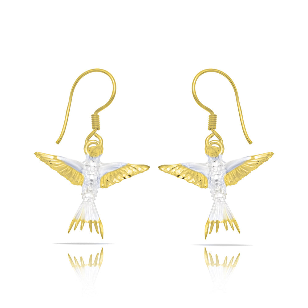 DIJE DE COLIBRÍ NUBE DE RUBIES