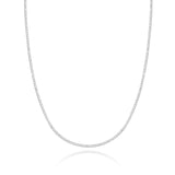 CADENA DE PLATA CUBANA 55CM