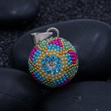 LLAMADOR DE ANGELES MARGARITA MULTICOLOR PEDRERIA