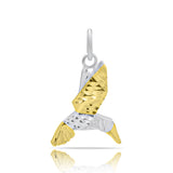 DIJE DE COLIBRÍ ORIGAMI DELUXE BAÑADO EN ORO
