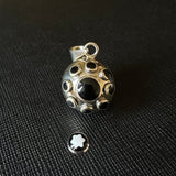 ANGEL CALLER BLACK BALLS SILVER
