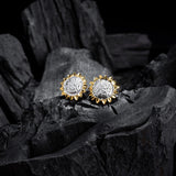 aretes-de-girasol-plata.925-detallados-en-oro-fondo-de-carbon
